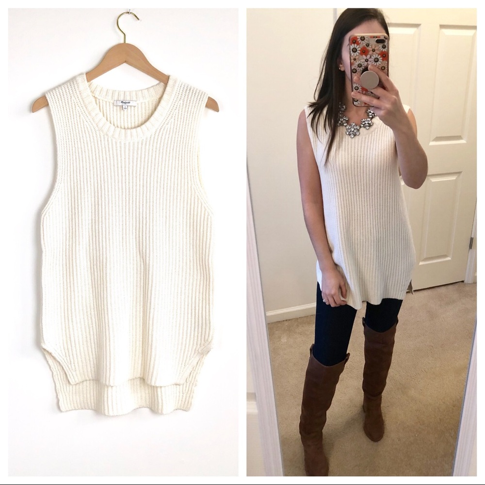 MADEWELL Chunky Sleeveless Sweater